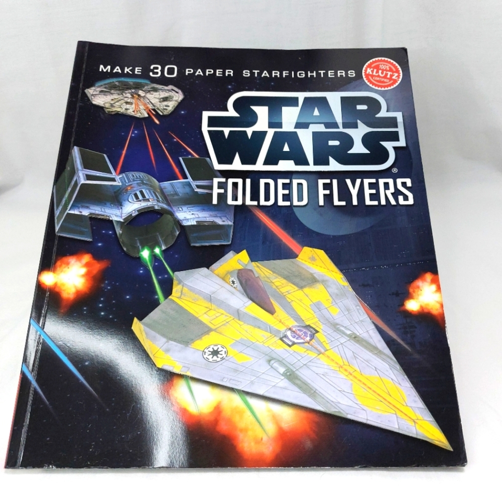 Klutz Star Wars Folded Flyers Activity Kit 30 Paper Starfighters. Lightly‎ Used